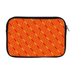 Orange Pattern Background Apple Macbook Pro 17  Zipper Case by Nexatart