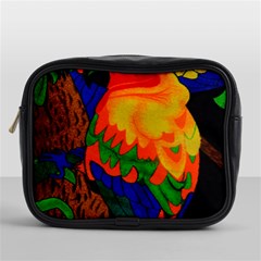 Parakeet Colorful Bird Animal Mini Toiletries Bags