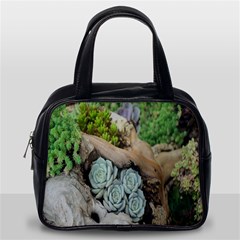 Plant Succulent Plants Flower Wood Classic Handbags (one Side) by Nexatart