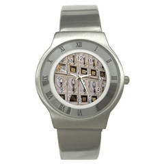 Post Office Old Vintage Building Stainless Steel Watch by Nexatart