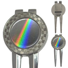 Rainbow Color Spectrum Solar Mirror 3-in-1 Golf Divots by Nexatart