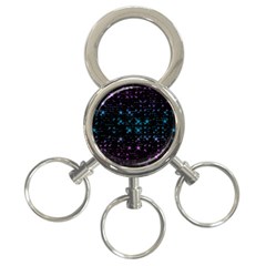 Stars Pattern 3-ring Key Chains by Nexatart