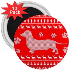 Ugly X Mas Design 3  Magnets (10 Pack)  by Nexatart