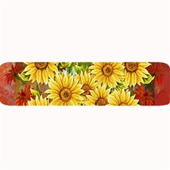 Sunflowers Flowers Abstract Large Bar Mats by Nexatart