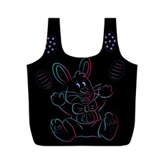 Easter Bunny Hare Rabbit Animal Full Print Recycle Bags (m)  by Amaryn4rt