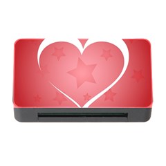 Postcard Banner Heart Holiday Love Memory Card Reader With Cf by Amaryn4rt