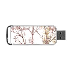 Textured Nature Print Portable Usb Flash (two Sides) by dflcprints