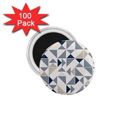 Geometric Triangle Modern Mosaic 1 75  Magnets (100 Pack) 