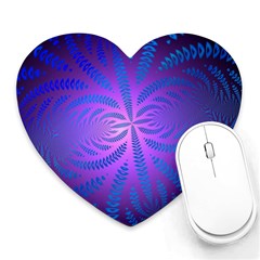 Background Brush Particles Wave Heart Mousepads by Amaryn4rt