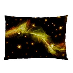 Particles Vibration Line Wave Pillow Case