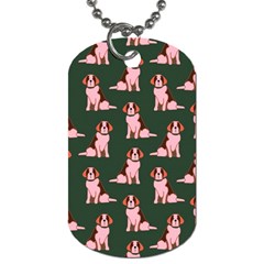 Dog Animal Pattern Dog Tag (two Sides)