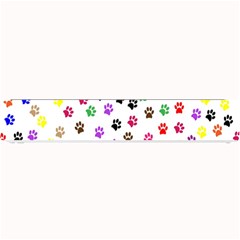 Paw Prints Background Small Bar Mats by Amaryn4rt