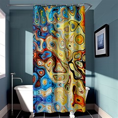 Background Structure Absstrakt Color Texture Shower Curtain 36  X 72  (stall) 