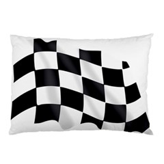 Flag Chess Corse Race Auto Road Pillow Case by Amaryn4rt