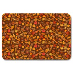 Pattern Background Ethnic Tribal Large Doormat  by Amaryn4rt