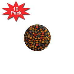 Pattern Background Ethnic Tribal 1  Mini Magnet (10 Pack) 