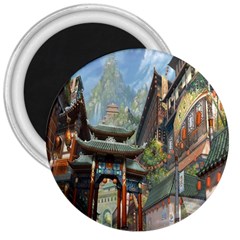 Japanese Art Painting Fantasy 3  Magnets