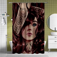 Beautiful Women Fantasy Art Shower Curtain 48  X 72  (small) 