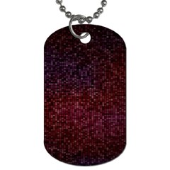 3d Tiny Dots Pattern Texture Dog Tag (two Sides)