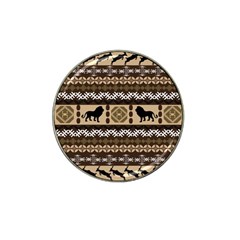 African Vector Patterns  Hat Clip Ball Marker (10 Pack)