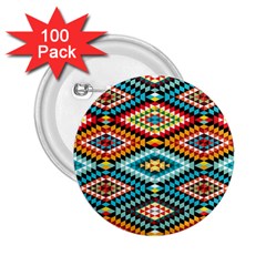 African Tribal Patterns 2 25  Buttons (100 Pack) 