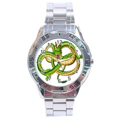 Dragon Snake Stainless Steel Analogue Watch