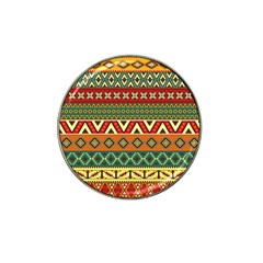 Mexican Folk Art Patterns Hat Clip Ball Marker