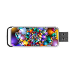 Rainbow Spiral Beads Portable Usb Flash (two Sides)