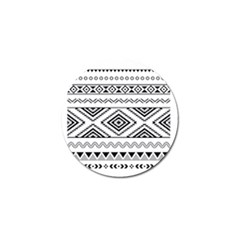 Aztec Pattern Golf Ball Marker (10 Pack)