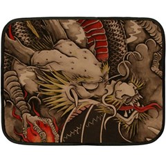 Chinese Dragon Double Sided Fleece Blanket (mini) 