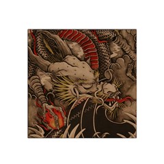 Chinese Dragon Satin Bandana Scarf