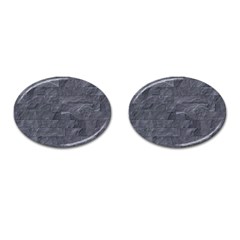 Excellent Seamless Slate Stone Floor Texture Cufflinks (oval) by Amaryn4rt