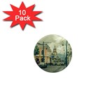 Historic Center Urban Scene At Riobamba City, Ecuador 1  Mini Magnet (10 pack)  Front