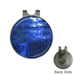 Blue Sequins Hat Clips With Golf Markers