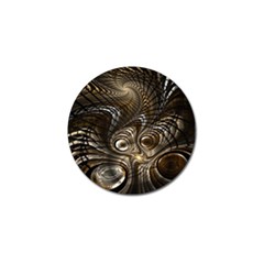 Fractal Art Texture Neuron Chaos Fracture Broken Synapse Golf Ball Marker