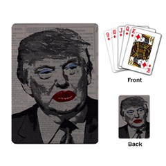 Transgender President    Playing Card by Valentinaart