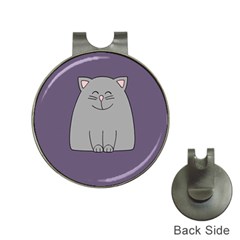 Cat Minimalism Art Vector Hat Clips With Golf Markers