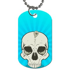 Skull Ball Line Schedule Dog Tag (one Side)