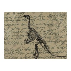 Dinosaur Skeleton Double Sided Flano Blanket (mini) 