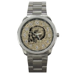 Skull Sport Metal Watch