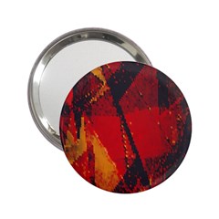 Surface Line Pattern Red 2 25  Handbag Mirrors by Simbadda