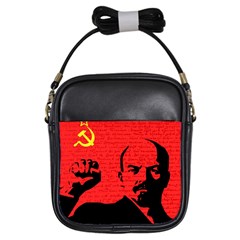 Lenin  Girls Sling Bags by Valentinaart