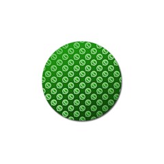 Whatsapp Logo Pattern Golf Ball Marker (4 Pack)