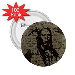 Indian Chief 2 25  Buttons (100 Pack) 