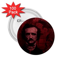 Edgar Allan Poe  2 25  Buttons (100 Pack)  by Valentinaart