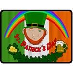 St. Patricks day  Double Sided Fleece Blanket (Large)  80 x60  Blanket Front