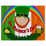 St. Patricks day  Double Sided Flano Blanket (Medium)  60 x50  Blanket Back