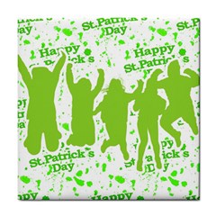 Saint Patrick Motif Tile Coasters by dflcprints