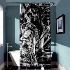 Gray Girl  Shower Curtain 36  X 72  (stall) 