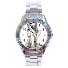 Stone Girl Stainless Steel Analogue Watch by Valentinaart